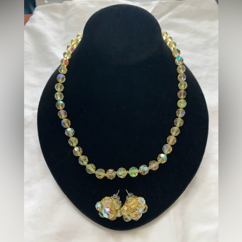 Aurora Borealis jewelry set